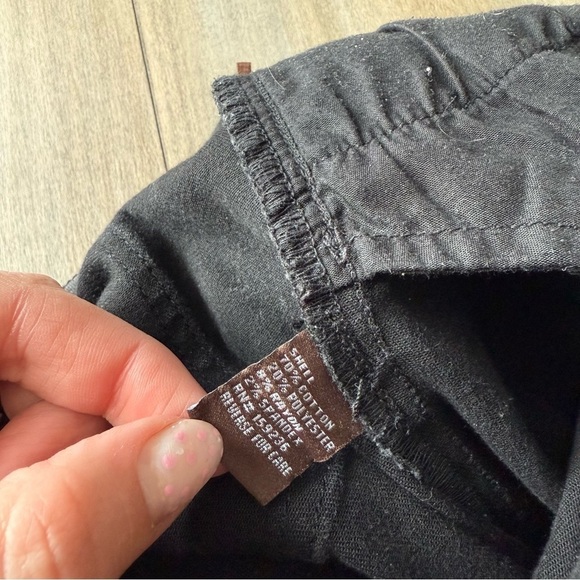 J. McLaughlin women’s aiko wide leg crop stretch high rise jeans black - Picture 7 of 7